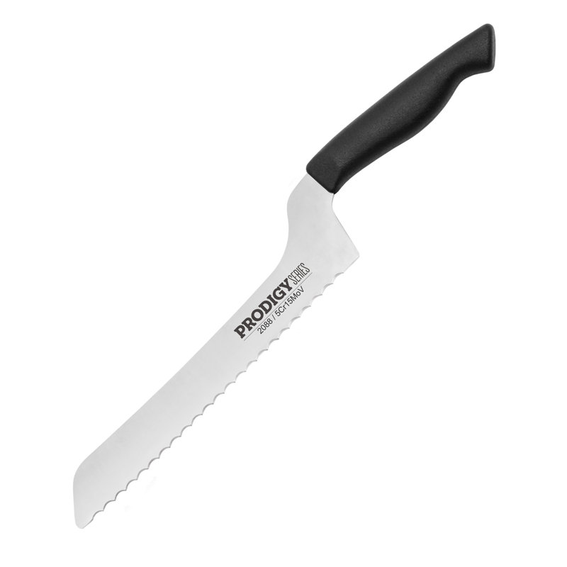 Ergo Chef Prodigy Series 8" Stamped Serrated Offset Bread Knife